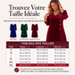 Robe élégante à col V et sequins pour femme