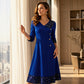 Robe élégante à col V et sequins pour femme