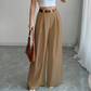 ✨ Pantalon Tailleur Femme Taille Haute – Coupe Large Élégante & Flatteuse
