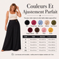 ✨ Pantalon Large Femme – Coupe Fluide, Ample & Élégante