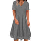 Robe élégante en dentelle à col V pour femme