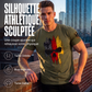 T-shirt crâne drapeau allemand pour homme