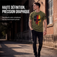 T-shirt crâne drapeau allemand pour homme