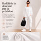 Ensemble décontracté pour femme : haut à col rond et pantalon cargo
