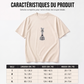T-shirt pour homme à col rond avec motif d'échecs