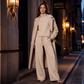 ✨ Ensemble Femme 2 Pièces – Col Roulé Élégant & Pantalon Large Fluide