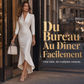 Robe midi élégante en satin pour femme