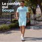 Ensemble 2 pièces décontracté pour homme : t-shirt et short