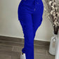 Pantalons cargo décontractés pour femme à taille élastique avec cordon de serrage