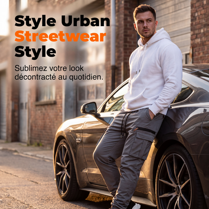 Joggers cargo décontractés pour hommes avec plusieurs poches