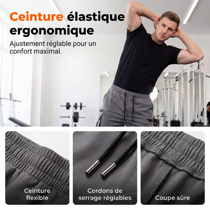 Joggers cargo décontractés pour hommes avec plusieurs poches