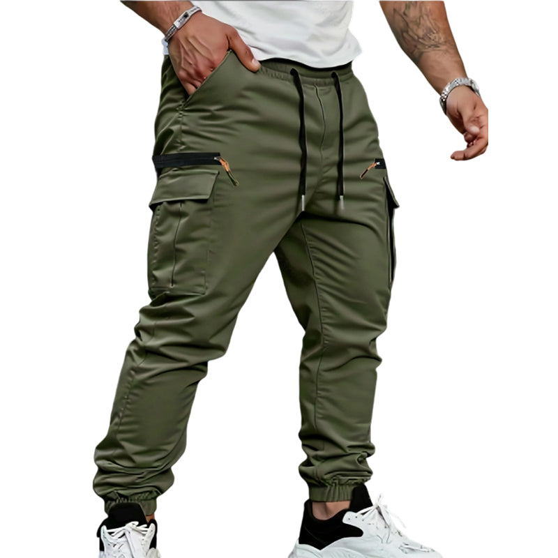 Joggers cargo décontractés pour hommes avec plusieurs poches