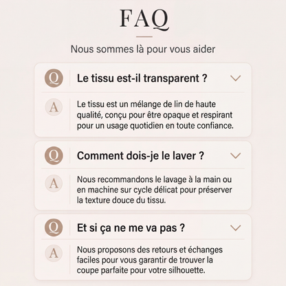 🌙 OFFRE LIMITÉE -50% ! 💕Robe en lin sans manches pour femme