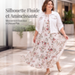 Ensemble robe longue maxi à fleurs pour femme avec veste courte