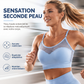 Soutien-gorge de sport push-up en maille ajourée pour femme