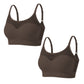 Soutien-gorge de sport push-up en maille ajourée pour femme