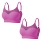 Soutien-gorge de sport push-up en maille ajourée pour femme