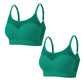 Soutien-gorge de sport push-up en maille ajourée pour femme