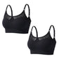 Soutien-gorge de sport push-up en maille ajourée pour femme