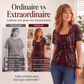 T-shirt femme faux deux pièces à imprimé léopard et anneau en O