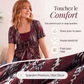 T-shirt femme faux deux pièces à imprimé léopard et anneau en O