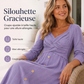 Robe décontractée pour femme à col en V croisé