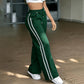 Pantalon droit taille haute pour femme