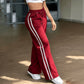 Pantalon droit taille haute pour femme