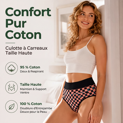 Culottes extensibles douces à taille haute pour femme