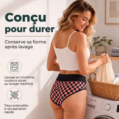 Culottes extensibles douces à taille haute pour femme