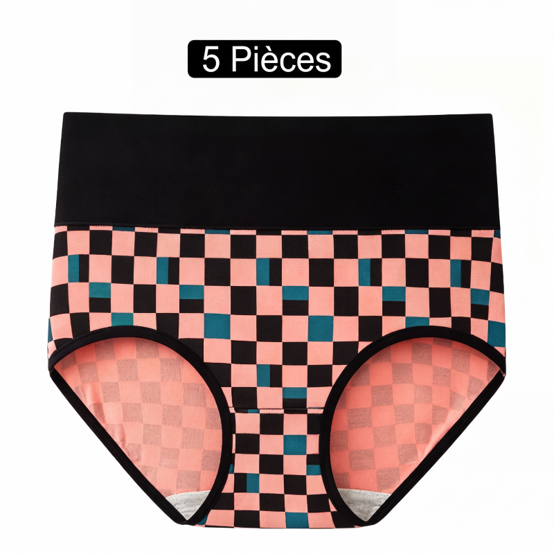 Culottes extensibles douces à taille haute pour femme