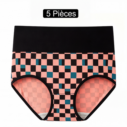 Culottes extensibles douces à taille haute pour femme
