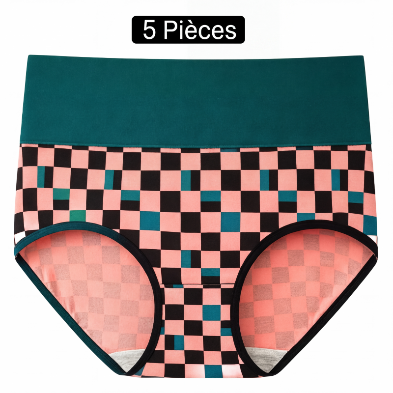 Culottes extensibles douces à taille haute pour femme