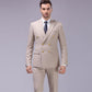 Costume 2 pièces pour homme : veste ajustée et pantalon