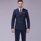 Costume 2 pièces pour homme : veste ajustée et pantalon