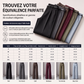 Pantalon de costume élégant à taille haute pour femme