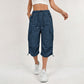 Pantalon cargo capri léger et à séchage rapide pour femme