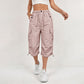 Pantalon cargo capri léger et à séchage rapide pour femme