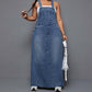 Robe Salopette en Jean Maxi Grande Taille pour Femme