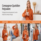 Sweat à capuche ample en maille gaufrette pour femme avec poches