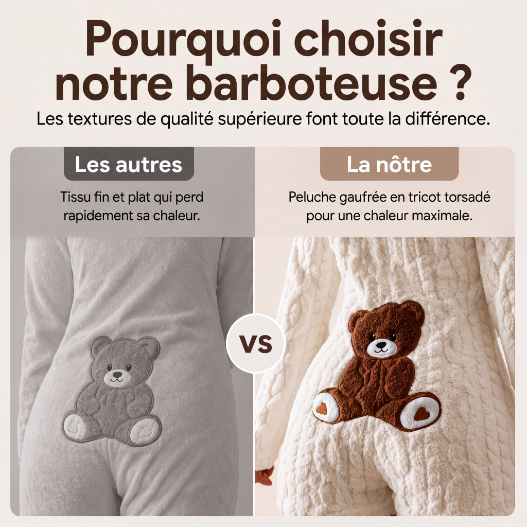 Combinaison à manches longues à capuche en peluche pour femme