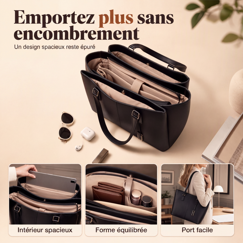Sacs à main pour femmes en cuir synthétique souple et tendance
