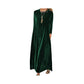 Robe longue élégante en velours pour femmes