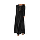 Robe longue élégante en velours pour femmes