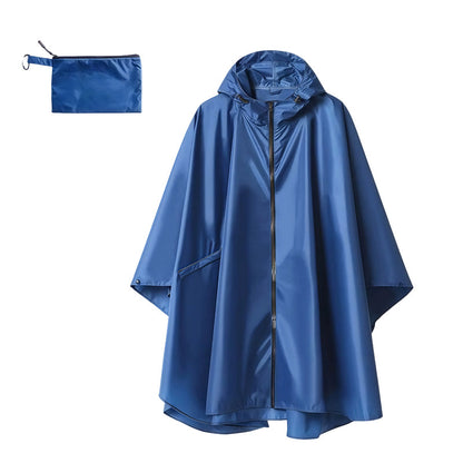 Poncho de pluie à capuche unisexe, imperméable et léger