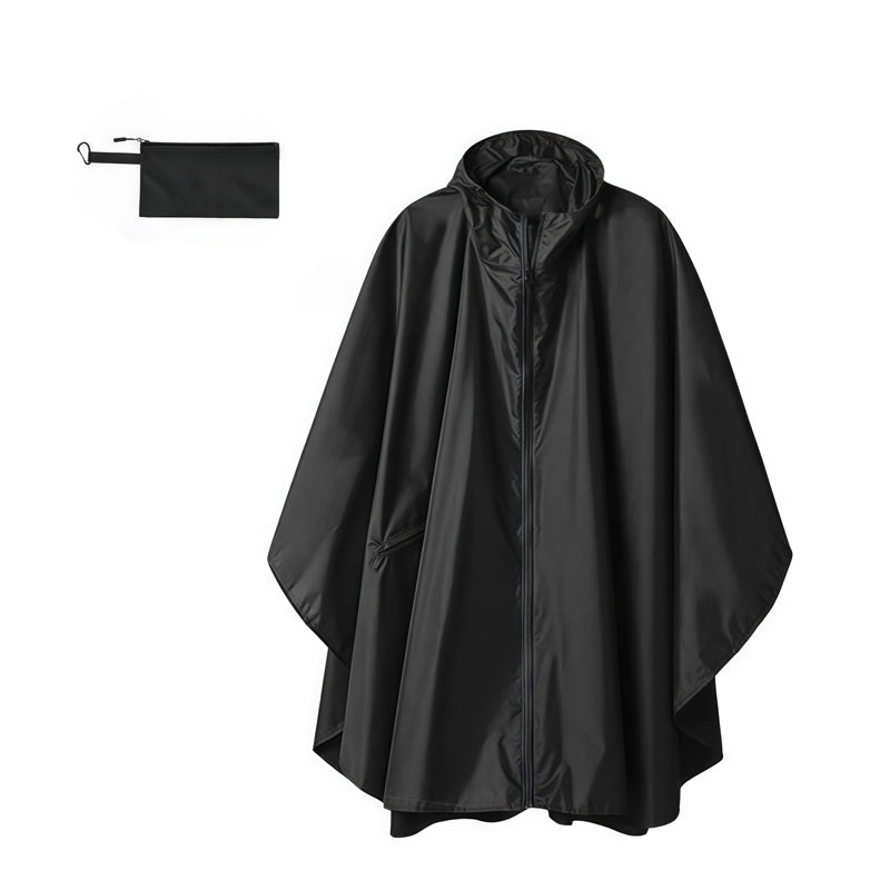 Poncho de pluie à capuche unisexe, imperméable et léger