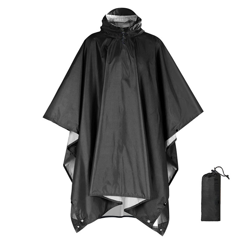 Poncho de pluie à capuche unisexe, imperméable et léger