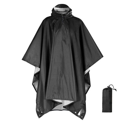 Poncho de pluie à capuche unisexe, imperméable et léger