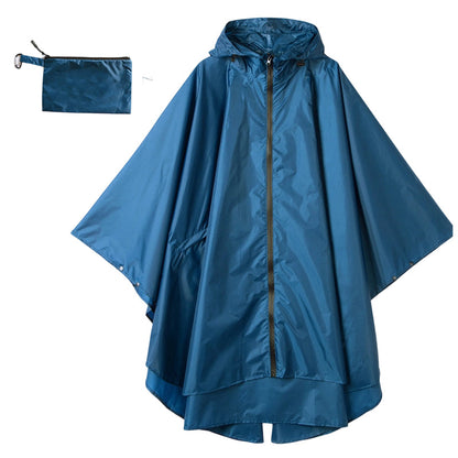 Poncho de pluie à capuche unisexe, imperméable et léger