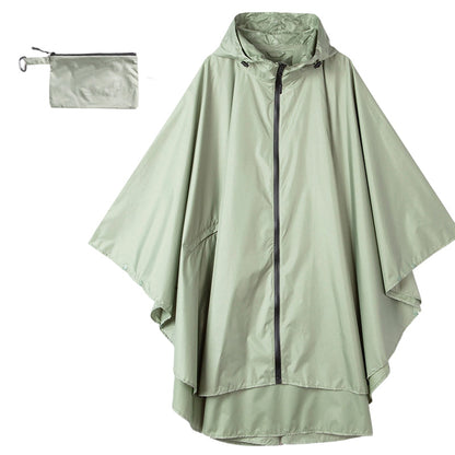 Poncho de pluie à capuche unisexe, imperméable et léger